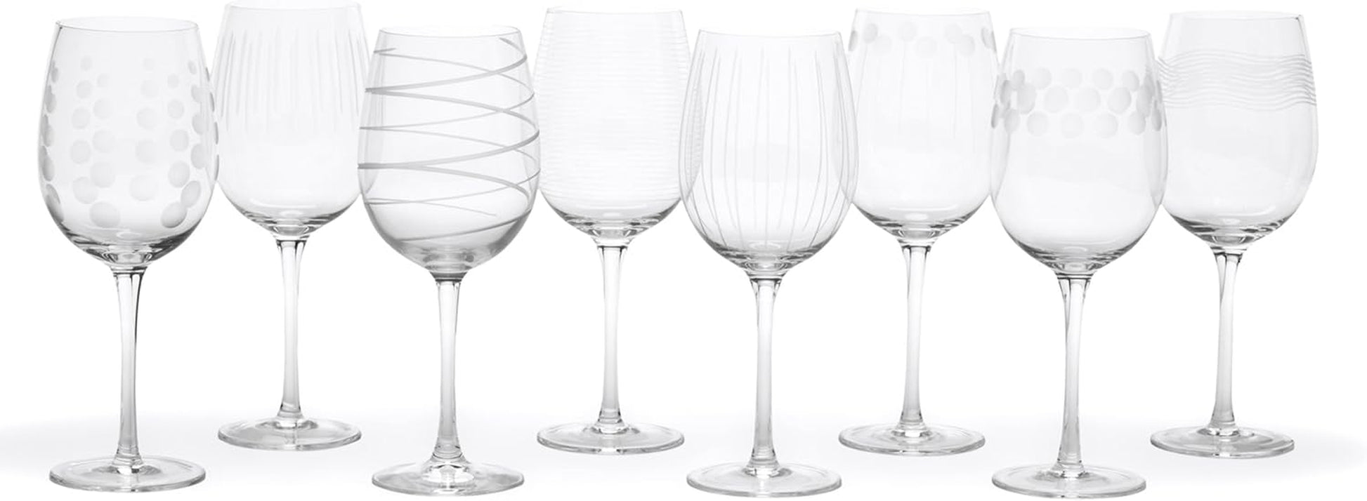 Cheers White Wine Glasses, 16-Ounce, Set of 8